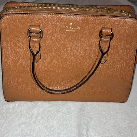 Kate Spade Tan Leather Handbag - Picture 1 of 12
